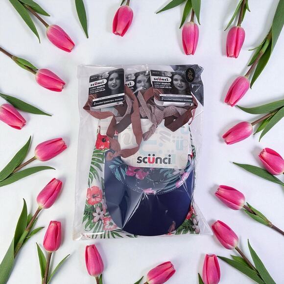 10+ Hair Accessory Lot Color Match Headbands Tropical Stretch Visor Headwraps - Picture 4 of 4